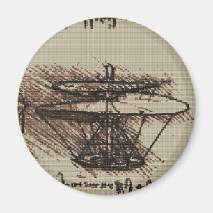 DAVINCI HELO Cross Stitch Design Magneet