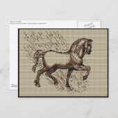 DAVINCI HORSE BRIEFKAART (Voorkant / Achterkant)