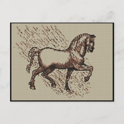 DAVINCI HORSE BRIEFKAART (Voorkant)