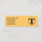 DaVinci Logo Mini Referral-chiropractor Mini Visitekaartje (Voorkant)