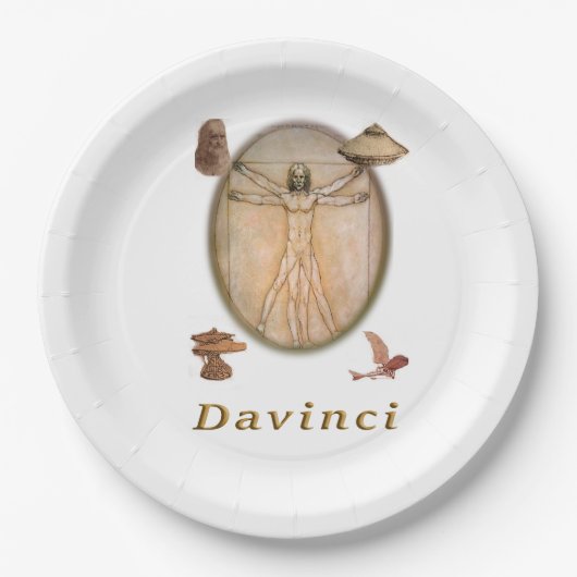 Davinci Papieren Bordje (Voorkant)