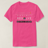 Davinci Resolve , Apparels Essential Accessoires T-shirt (Design voorkant)