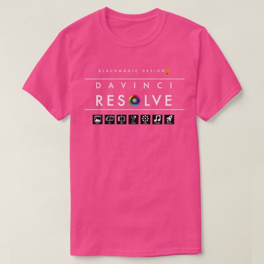 Davinci Resolve , Apparels Essential Accessoires T-shirt (Design voorkant)