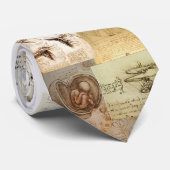 Davinci Sketches Stropdas (Opgerold)