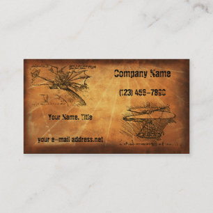 DaVinci-uitvindingen, Visitekaartje