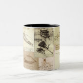 Davinci's uitvindingen tweekleurige koffiemok (Center)