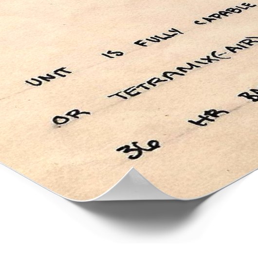 DaVinci's verloren ontwerp Poster (Hoek)