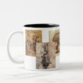 Davinvi's studie van de anatomie tweekleurige koffiemok (Links)