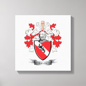 Davis Coat de Arms Canvas Afdruk (Voorkant)