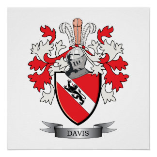 Davis Coat de Arms Poster