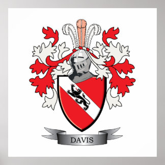 Davis Coat de Arms Poster