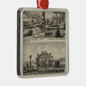 Davis County, Kansas 2 Metalen Ornament (Rechts)