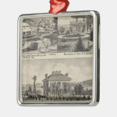 Davis County, Kansas 2 Metalen Ornament (Links)