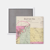 Davis County, Kansas Magneet (Voorkant / Achterkant)