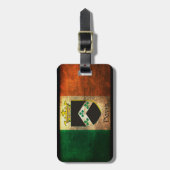Davis Crest Irish Flag Bagagelabel (Voorkant verticaal)