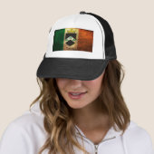 Davis Crest Irish Flag Trucker Pet (In situ)