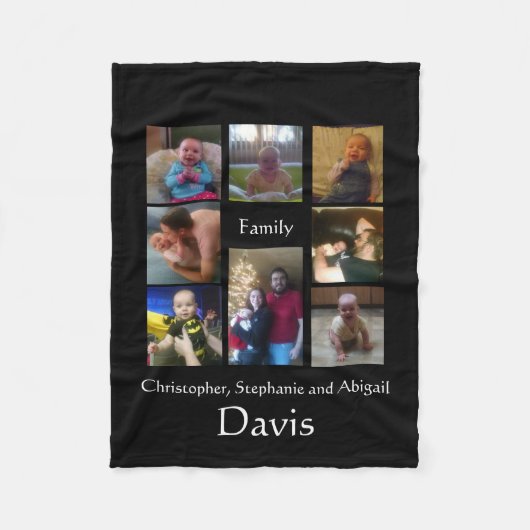 Davis Family Blanket Fleece Deken (Voorkant)