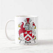 Davis Family Crest Koffiemok (Links)