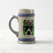 Davis Family Crest Stein Bierpul (Links)