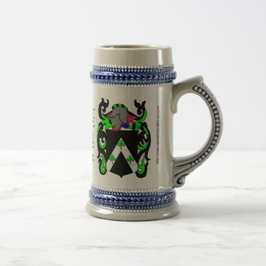 Davis Family Crest Stein Bierpul (Rechts)