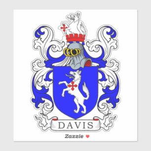 Davis Family Crest Sticker
