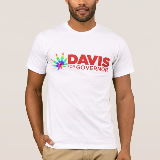 Davis Gay Pride T-Shirt (Voorkant)