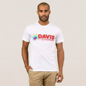 Davis Gay Pride T-Shirt (Voorkant volledig)