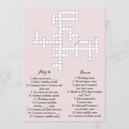 Davis- + Harper-menukaart Menu (Voorkant)