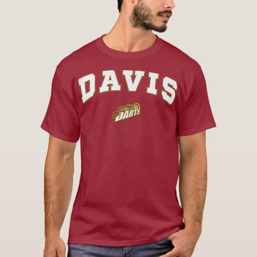Davis High School Darts Premium T-shirt (Voorkant)