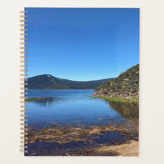 Davis Lake met Lava Rocks, OR Planner (Voorkant)