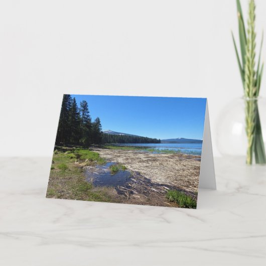 Davis Lake, Oregon Kaart (Voorkant)