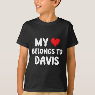 Davis - Mijn hart is van Davis - Liefde T-shirt