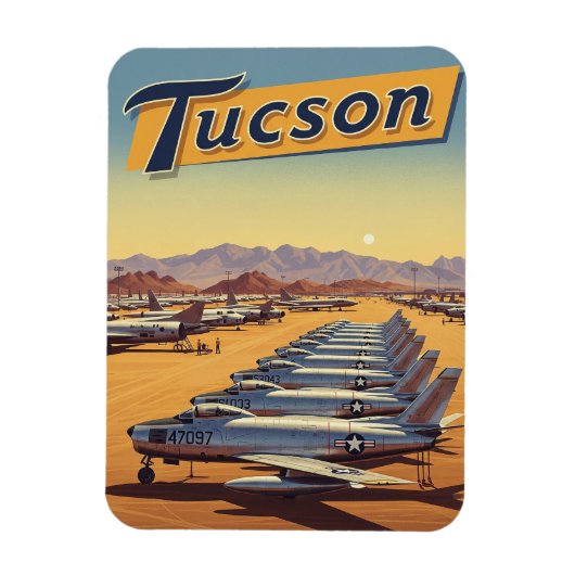 Davis-Monthan Air Force Base Tuscon Arizona Reis Magneet (Verticaal)