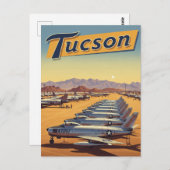 Davis-Monthan Air Force Base Tuscon Arizona Travel Briefkaart (Voorkant / Achterkant)