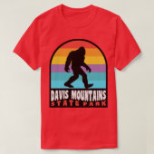 Davis Mountains State Park, Texas T-shirt (Design voorkant)