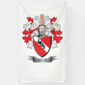 Davis wapenschild spandoek (Verticaal)