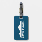Davis West Virginia Alsjeblieft Bagagelabel (Achterkant verticaal)