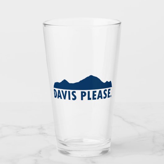 Davis West Virginia Alsjeblieft Glas (Voorkant)