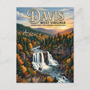 Davis, West Virginia Briefkaart