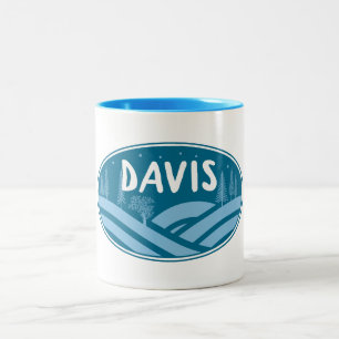 Davis West Virginia Buitenactiviteiten Tweekleurige Koffiemok