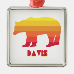 Davis West Virginia Rainbow-Beer Metalen Ornament