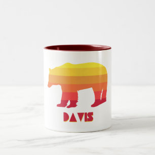 Davis West Virginia Rainbow-Beer Tweekleurige Koffiemok