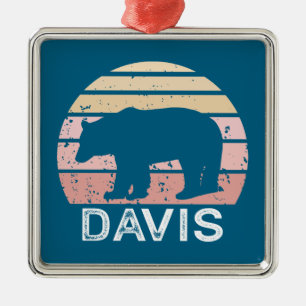 Davis West Virginia Retro Beer Metalen Ornament