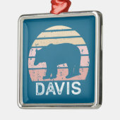 Davis West Virginia Retro Beer Metalen Ornament (Links)