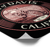 DAVIS YOLO CALIFORNIA - STAD DAVIS CA POSTER (Hoek)