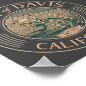 DAVIS YOLO CALIFORNIA - STAD DAVIS CA POSTER (Hoek)