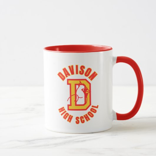 Davison High School Michigan Coffee Mug Mok (Rechts)