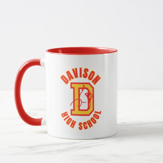 Davison High School Michigan Coffee Mug Mok (Links)