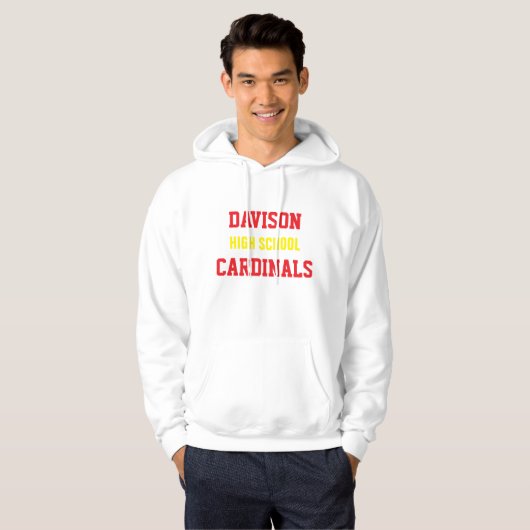 Davison High School Printed Hoodie (Voorkant volledig)