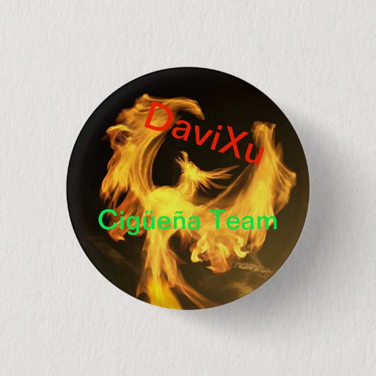 DaviXu Ronde Button 3,2 Cm (Voorkant)